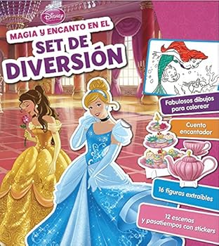 Hardcover DISNEY SET DE DIVERSION: PRINCESAS [Spanish] Book
