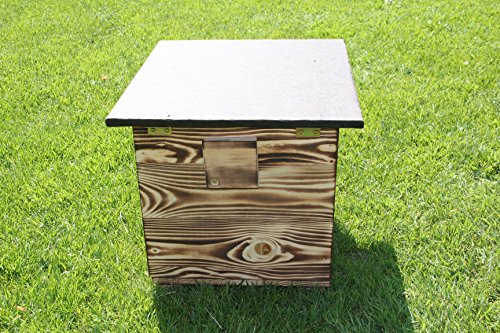 Garten und Holztrends Hummelhaus (H1) Hummelkasten, Hummelhotel, Hummelpenzion mit Wachsenmottesperre, Insektenhotel… – Bild 6