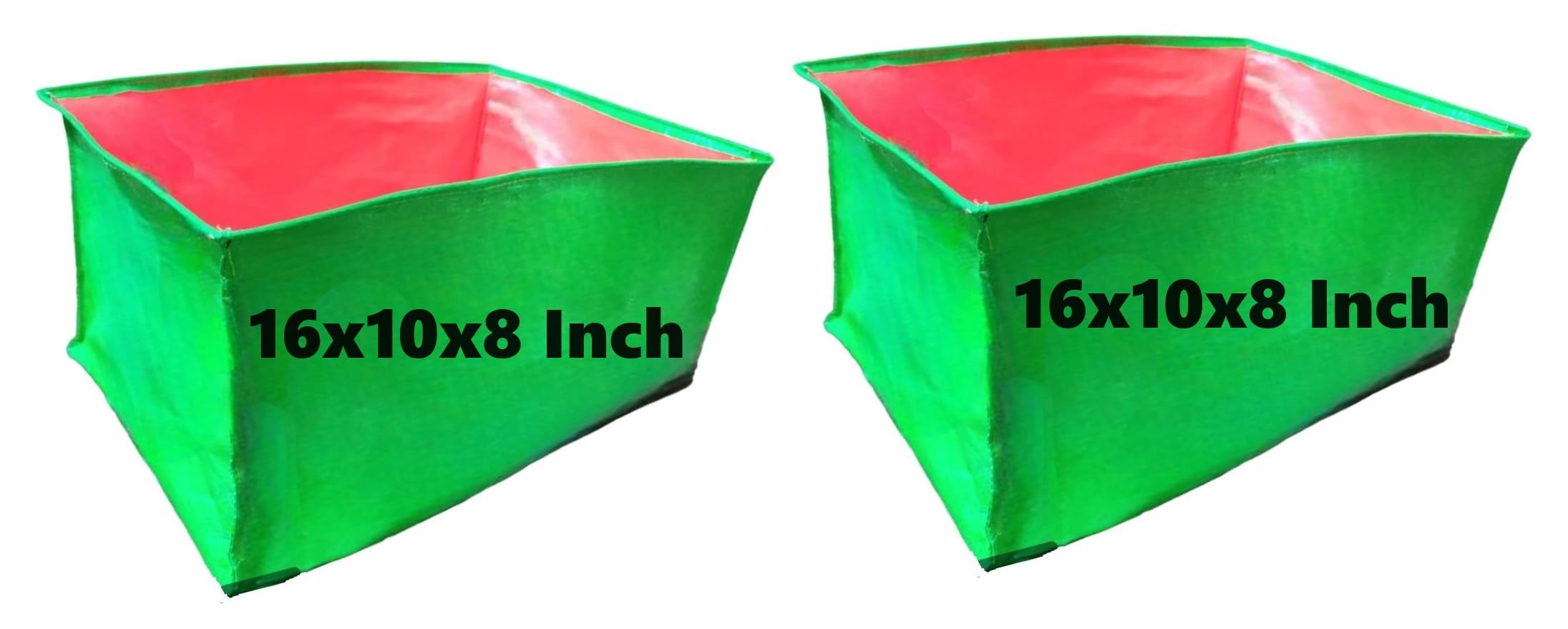 MASHKI Rectangular HDPE Grow Bags 16"x10"x8" Inches Grow Bags for Home Gardening/Terrace/Balcony Gardening (16 x 10 x 8, 2) (B0B9GMK6YT) Amazon Price History, Amazon Price Tracker