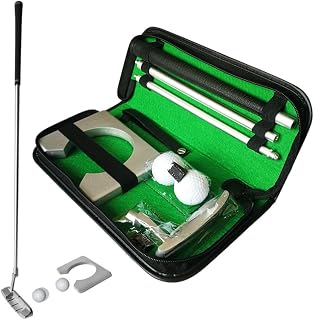 Golf Set,Golf Club Set, Three Section Combination Practice Golf Putter, Golf Women Men Beginner Golf Push Rod (Left and Right(Double Side Rod))