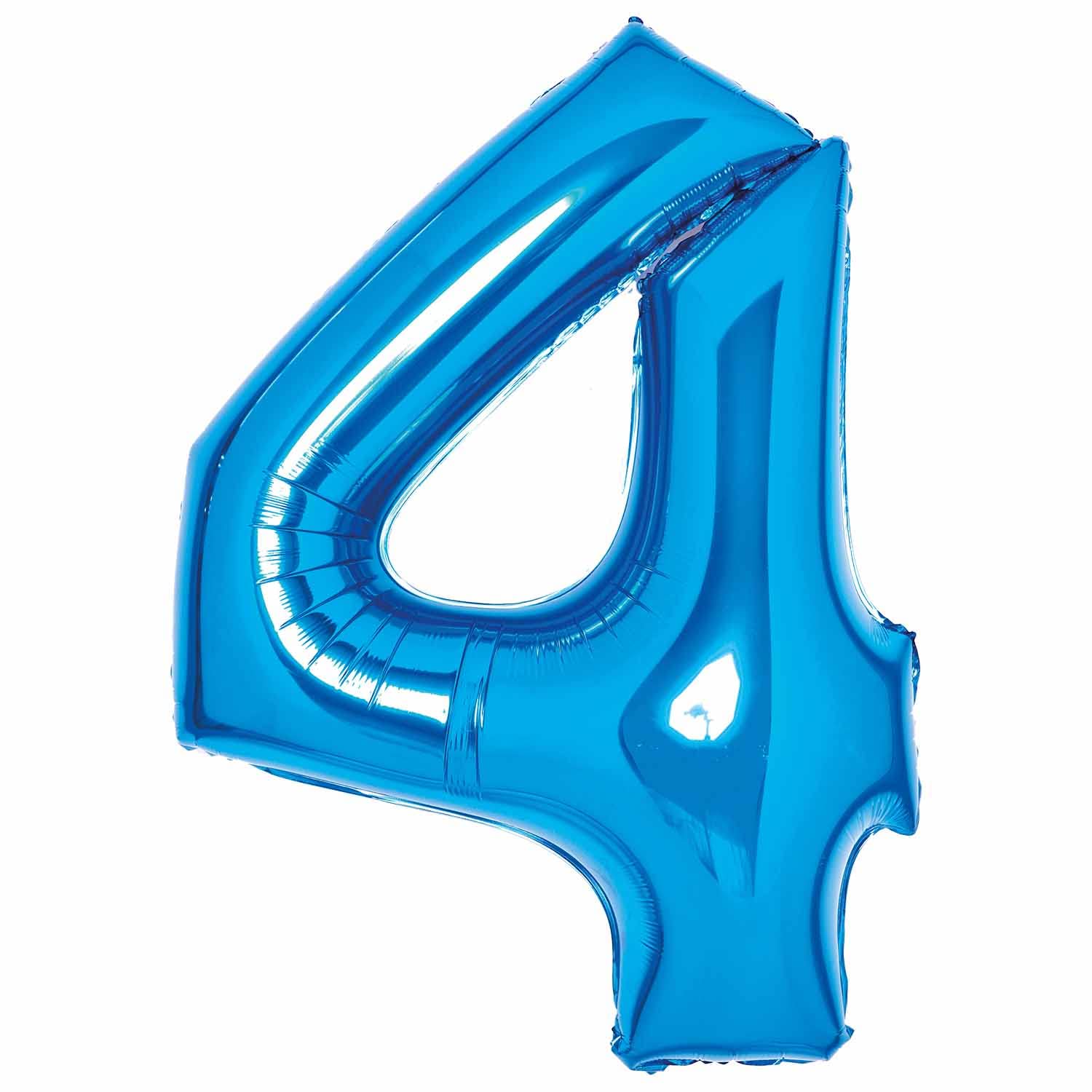 Large Number Blue 4