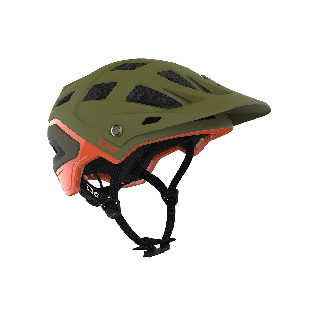 TSG Scope Graphic Design Casque VTT/Cycle Army Moss-Orange