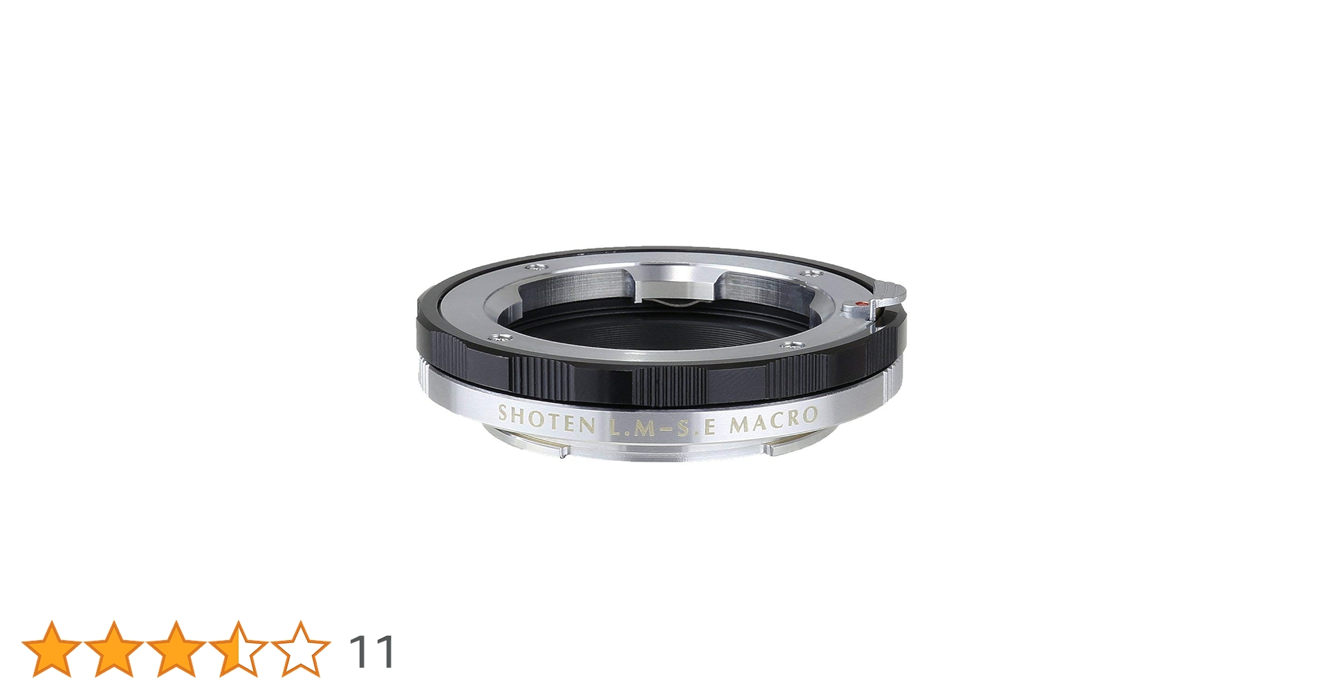 レンズアダプター シルバー L.M-S.E MACRO SHOTEN、ライカMレンズで「寄り」の撮影を可能にするマウント