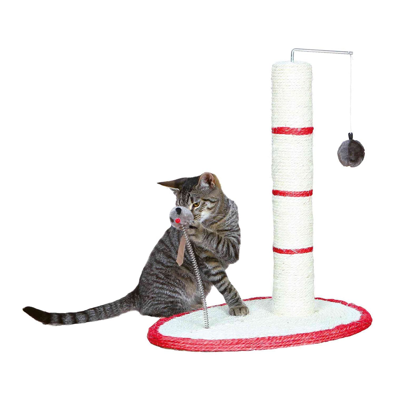 Trixie Scratch Me Post, Durable Sisal, Dual Functionality Toy, Easy Maintenance, Portable Cat Scratching Post, 40 x 30 x 50 cm (Color May Vary) (B00YEFFIMM) Amazon Price History, Amazon Price Tracker