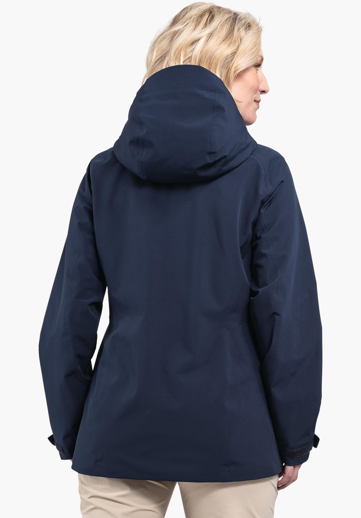 Schöffel Damen 2L Jacket Ankelspitz L, bequeme Outdoor Jacke, wasserdicht & atmungsaktiv, Regenjacke aus elastischem Venturi Material, praktische Innentasche