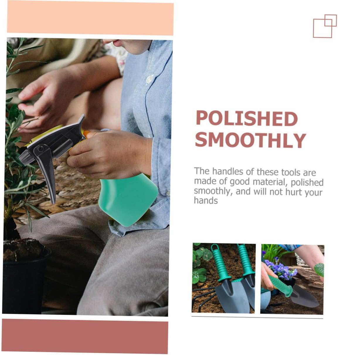 Ciieeo Gardening Tool Set with Stainless Steel Shovel, Rake, and Pruning Shears, 5pcs Portable Garden Supplies Kit with Carrying Case for Outdoor Planting and Yard Maintenance