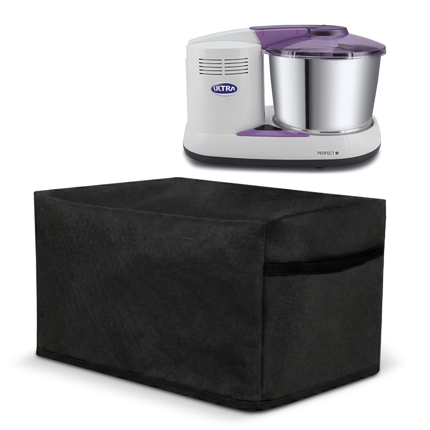 Wet Grinder Cover for Ultra Perfect S & Ultra Perfect Plus 2L, Dustproof Water-Resistant Table Top Grinder Cover, Durable Kitchen Protection Cover – Black-image-37