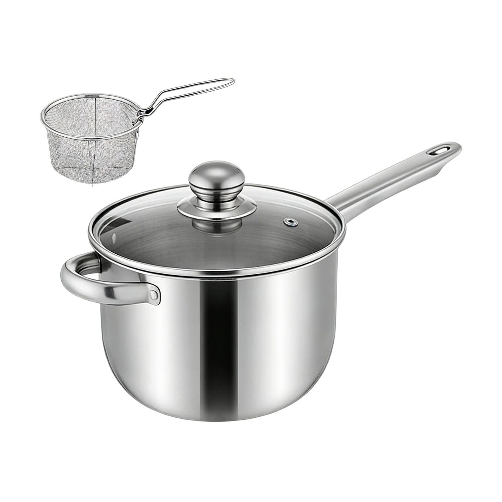 Friteuse en acier inoxydable compacte pour éviter le gaspillage d'huile en cuisine