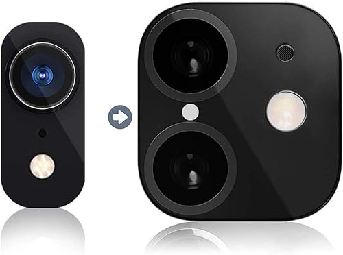 Miniatura 1 de iPhone XRX Convierte a iPhone 1111 Pro11 Pro Max, protector de lente de cámara Dikkar para iPhone XRXXSXS Max, cubierta de cámara mejorada contra