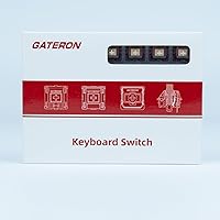 Vista 5 de GATERON Quinn Keyboard Switches, Tactile 59gf RGB 5 Pin Pre Lubed for MX Mechanical Gaming Keyboard (35PCS)