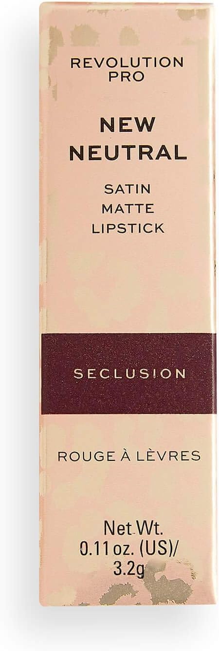 Revolution Beauty London Pro New Neutral Satin Matte Lipstick - Saténov? Matná Rt?nka 3.2 G