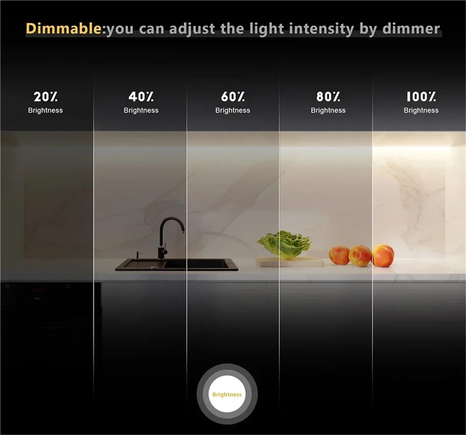 Trasformatore dimmer DC24V 2 in 1 Driver LED dimmerabile 120W 240W Doppio RGBCCT Controllo vocale tramite APP(RGBCCT version,DC24V 120W)