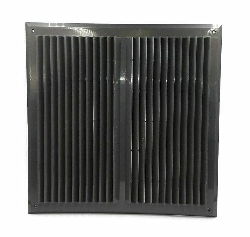 Prostko Ltd Graphite Air Vent Grille 450Mm X 450Mm With Fly Screen M168gr