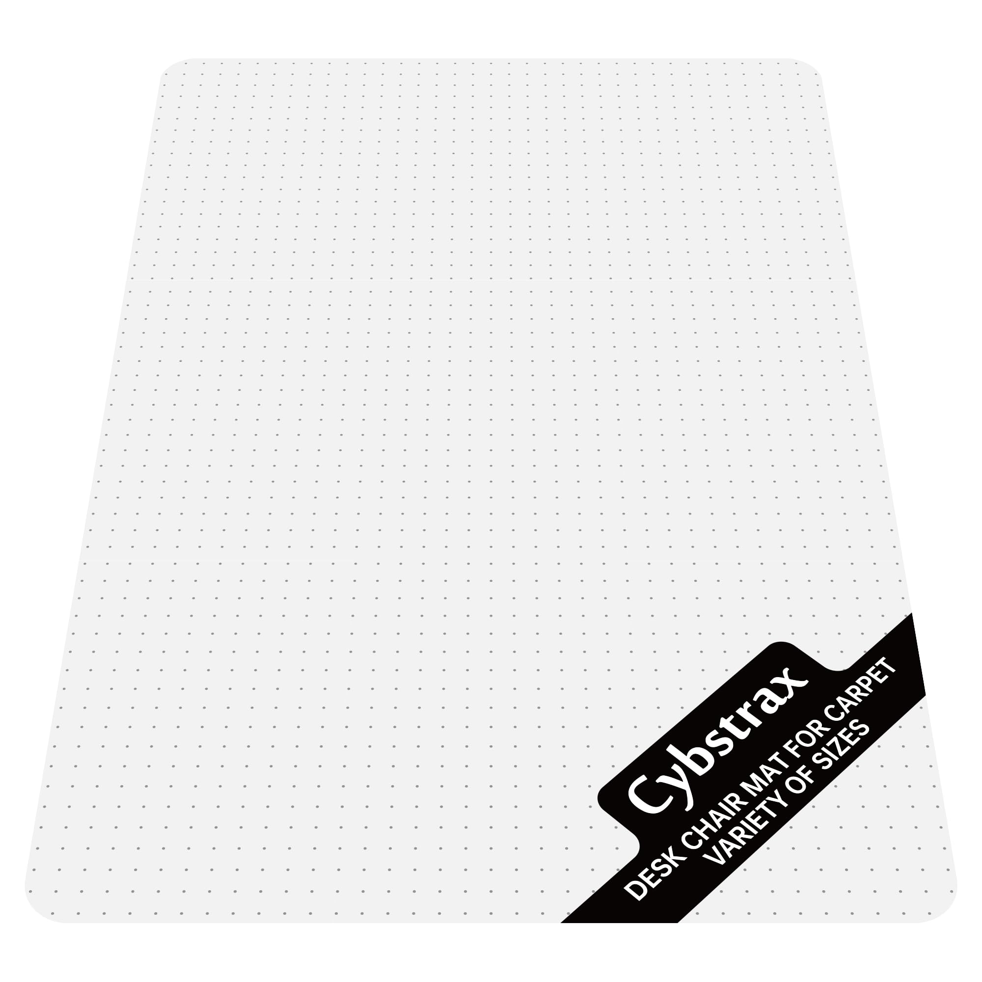 Office Chair Mat for Carpet Floor, 0.1" Thick 55" x 36" Heavy Duty Computer Chair Mats for Low Pile Carpet, Transparent Carpet Protector Floor Mats for Home (Rectangular)
