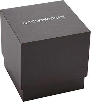 Amazon.com: Emporio Armani Women's Two-Hand Brown Leather Watch