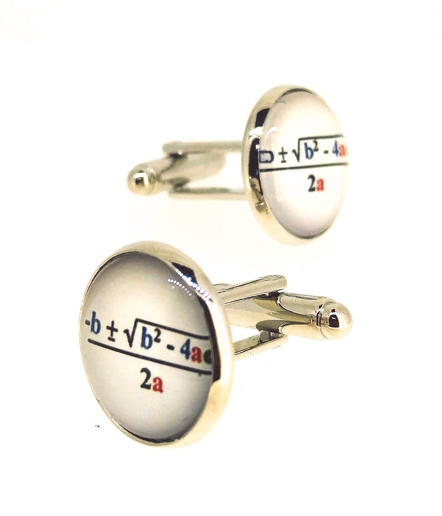Gemelolandia | Gemelos de Camisa Magglass Formula Matematica 16 mm Gemelos Originales Para Camisas | Para Hombres y Niños | Regalos Para Bodas, Comuniones, Bautizos y Otros Eventos