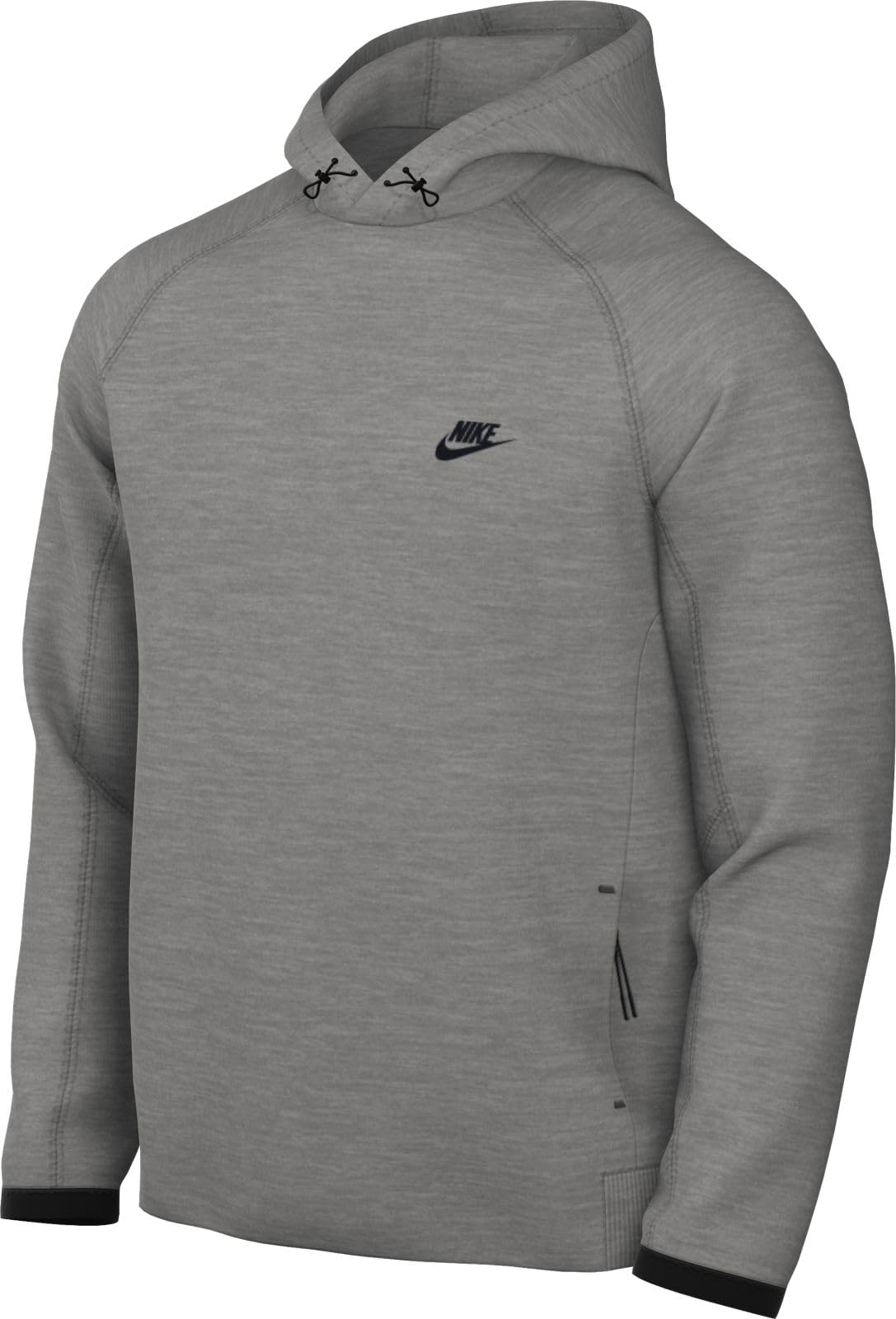 Nike FB8016-​063 M NK TCH FLC PO Hoodie Sweatshirt Hombre DK Grey Heather/​Black Tamaño 2XL