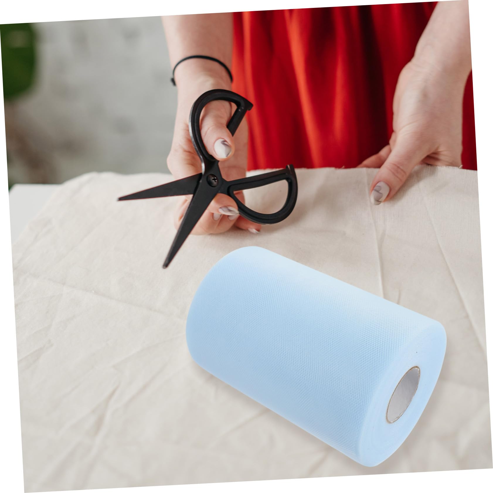 NUOBESTY 3rouleaux Tulle De Mariage Éblouissant Ruban Décoratif Avec Paillettes Brillantes Pour Et Décorations De Fête
