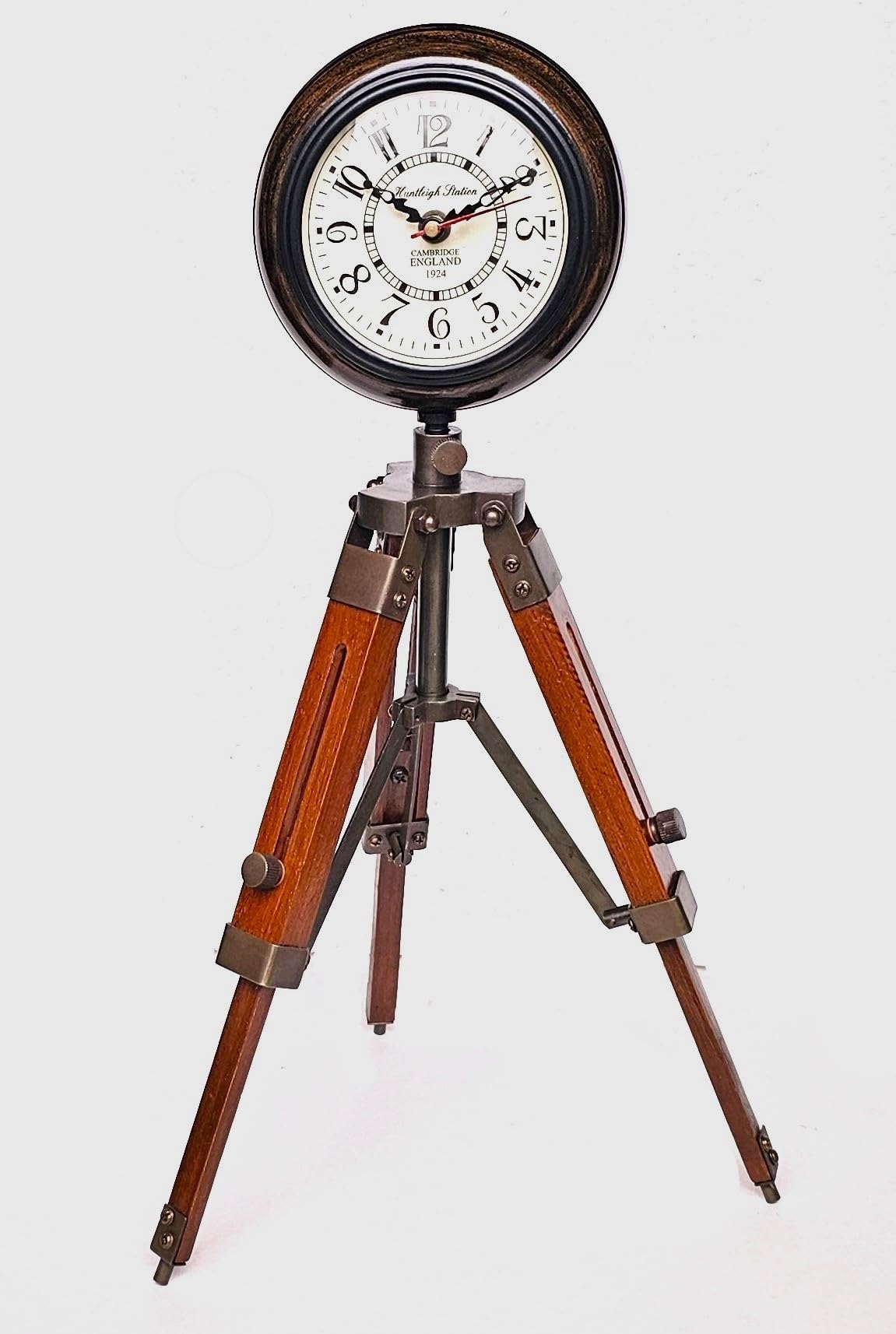 Reloj de escritorio con trípode para oficina y salón Unique Nautical Gallery