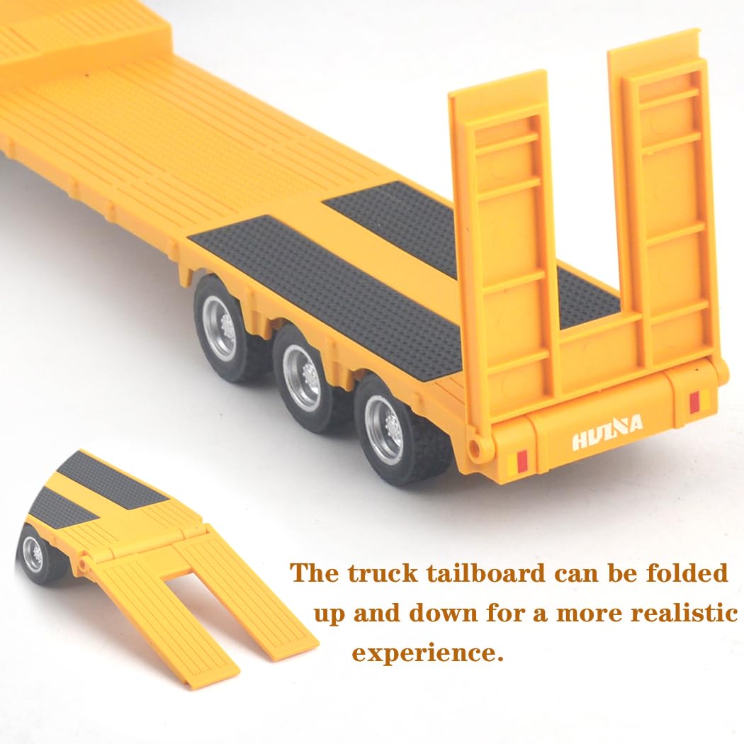 Amazon.co.jp: Ailejia フラットベッドトラックトレーラー車両