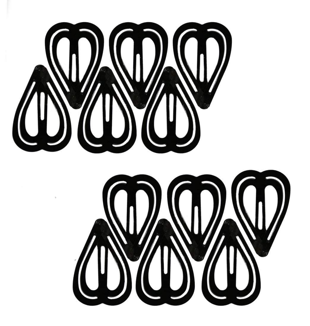 JAGMOOLYA PRODUCTS Tic Tac Heart Shape Everyday Wear Hairpin/ hair clips For School, Office & Ceremonies, Metal Hair Clip Black-image-47