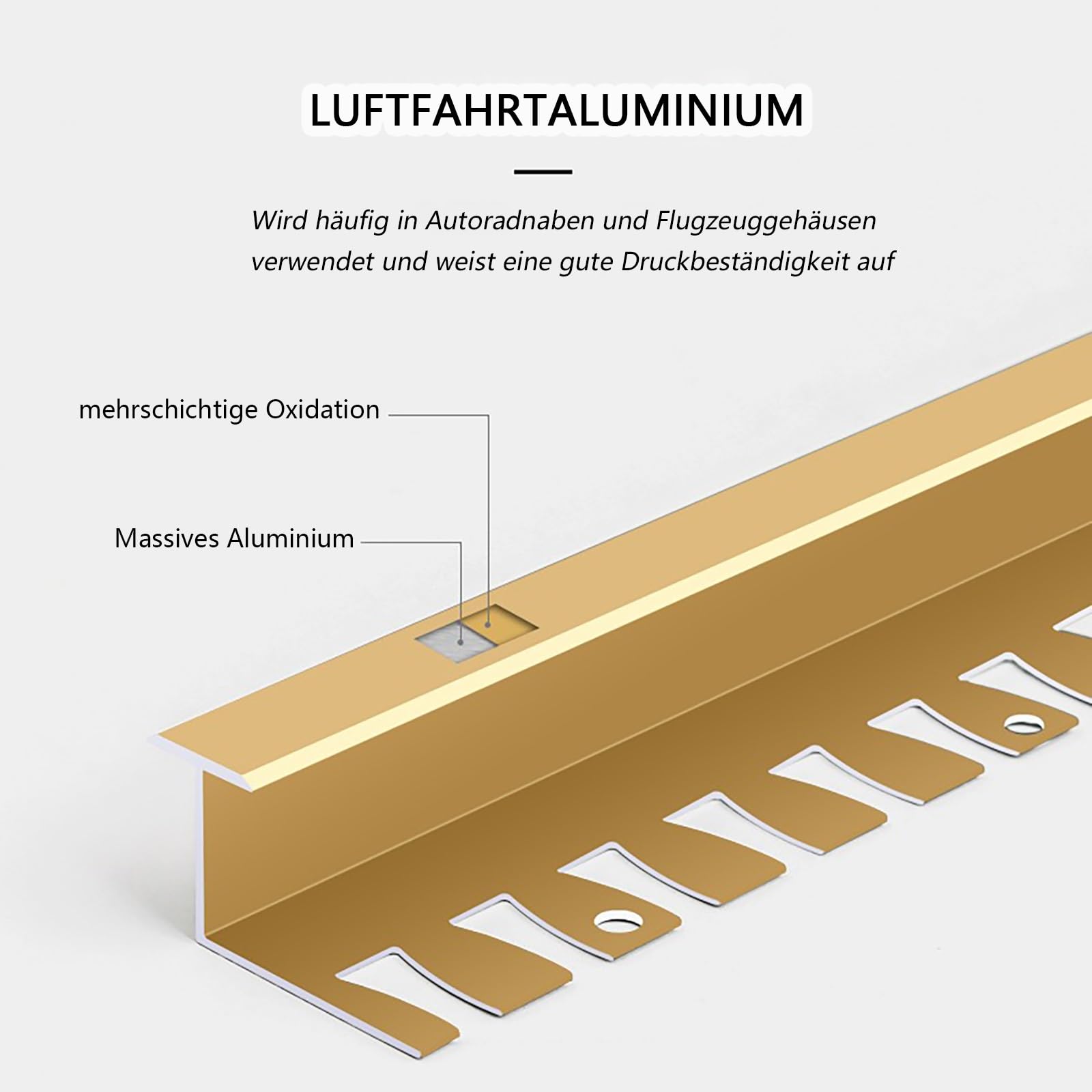 Tiras De Transición Para Suelo 135CM, 2 Piezas, Perfil En T De Aluminio Anodizado Para Suelos, Perfil De Compensación Para Unión De Suelos, Tira De Transición Para Suelos De Madera Y Cerámica(