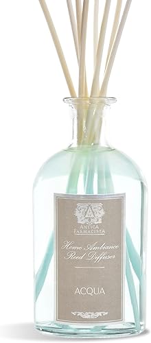 Antica Farmacista Difusor de ambiente para el hogar, difusor de aroma de caña de larga duración, regalo de ambientador de lujo, Acqua, 8.45 onzas