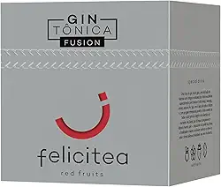 Chá Felicitea Red Fruits Gin Tonic Fusion p/preparo de drinks 15 sachês 75g