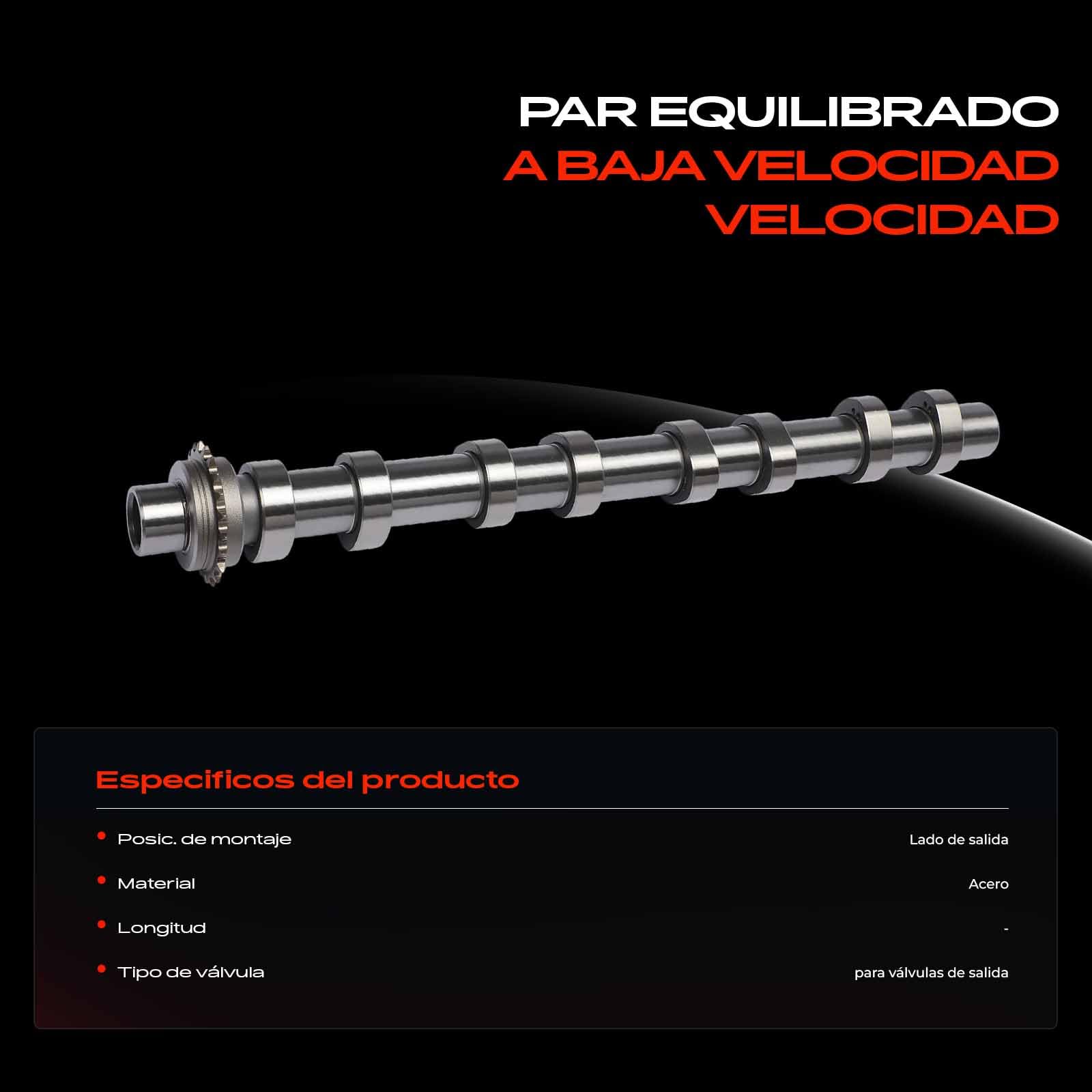 Frankberg Árbol de levas diésel lado de escape 2191011 | Compatible con: Corsa MK VF, Autobús Zafira Life K0, Grandland X A18 P1UO, 208 II UB UJ UP UW, C3 Aircross II 2C 2R