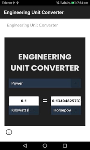 Engineering Unit Converter