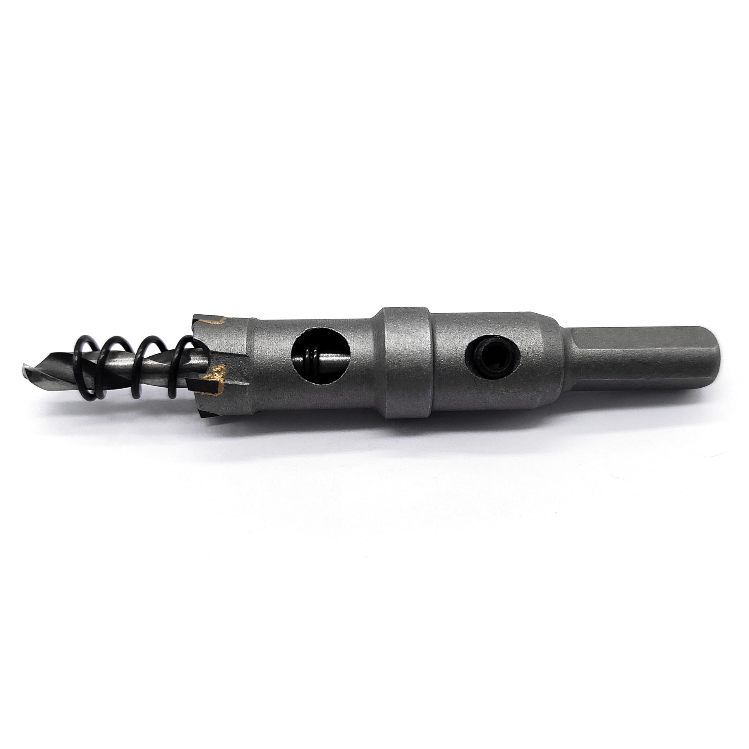 Sega a tazza TCT da 16 mm, diametro di taglio da 5/8" in carburo di tungsteno con punta per taglierina, per piastra metallica in acciaio inossidabile in alluminio