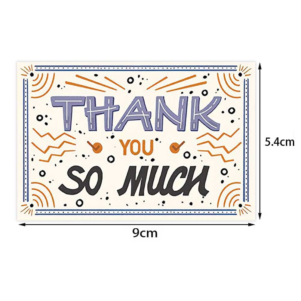 150Pcs 2x3.5 Inch Thank You for Your Support Business Cards