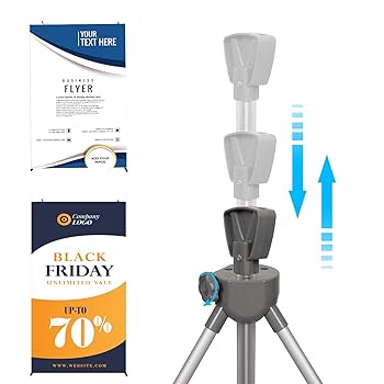 Amazon.com : Adjustable Reinforced X Banner Stand, Fit