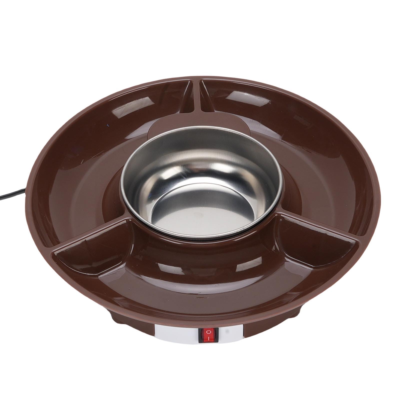 Cryfokt Olla de Fondue de Chocolate, Fundición de Chocolate Eléctrico TMS TMS Distributed Food Quality Calidad Robusta para Fiestas de Cumpleaños (EU enchufe 220V)