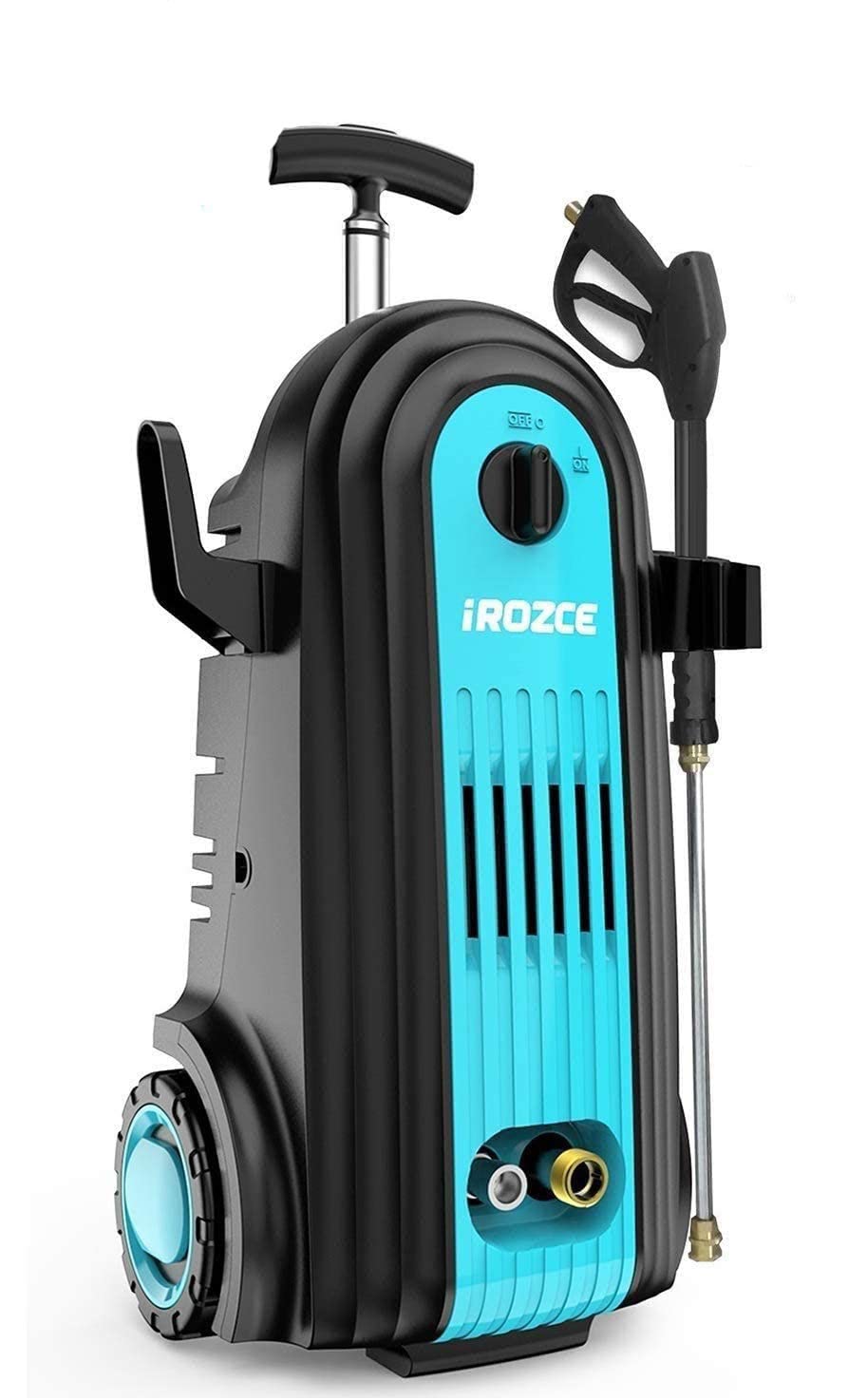 Pressure Washer, 3045PSI 2.2GPM Max Brushless Induction Motor Electric Power Washer with Foam Cannon, Metal Adapter, Connector Nozzles for Driveway, Car Washing, Blue