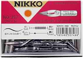 日光 サジペン 100本入り プラス10本 +おまけ付き！ Amazon.co.jp: 日光 ペン先 N357サジクローム 100本入 N357C100