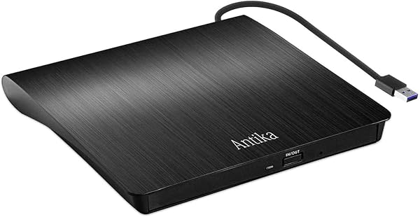 Masterizzatore DVD CD Externo Unità DVD Esterna USB 3.0 DVD-R CD-RW Lettore CD DVD Esterno Portatile Ultra Slim External Disc per Laptop, Desktop, PC, Macbook Air/Pro con Mac/OS/Windows11/10/8/XP - 1