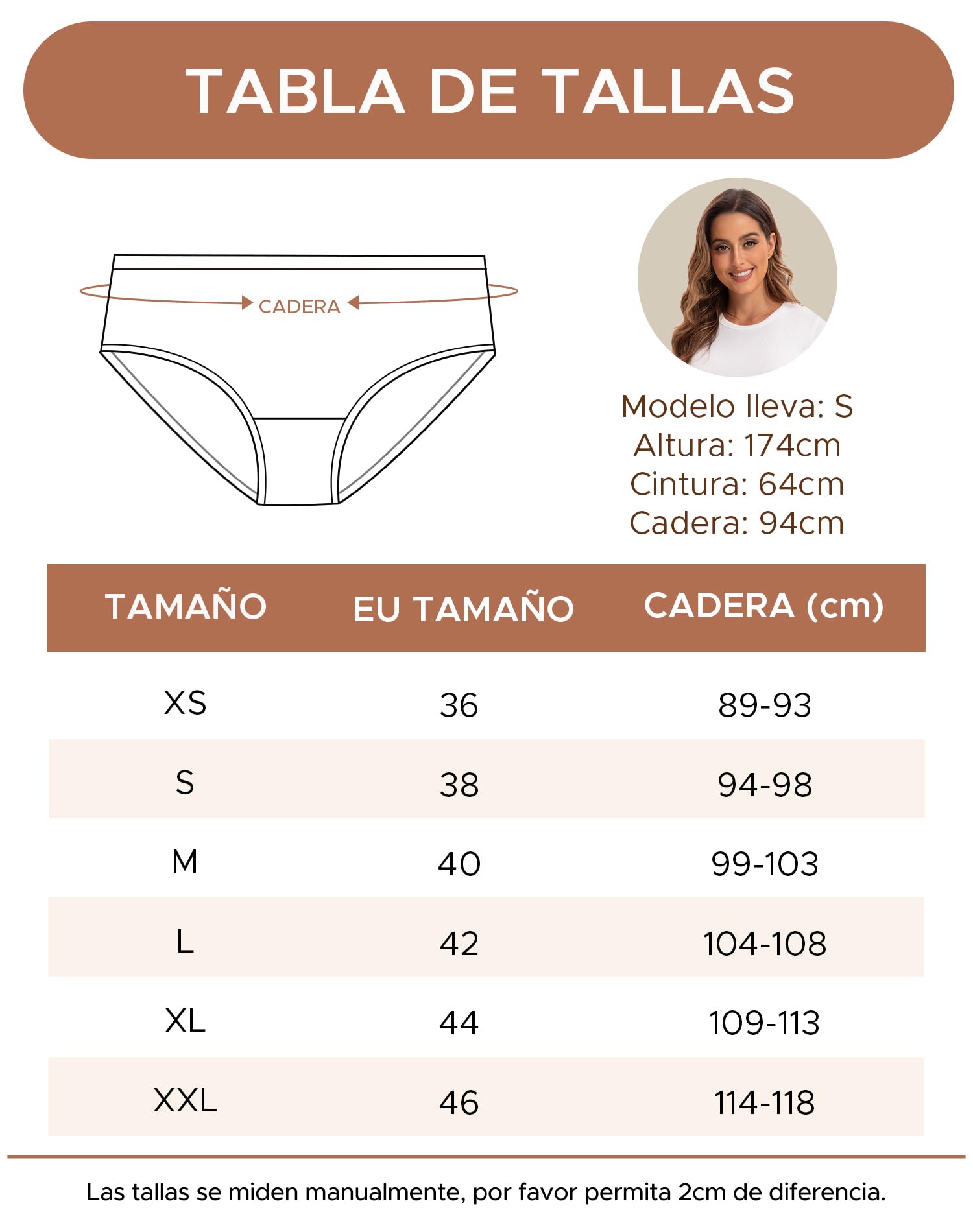 INNERSY Bragas Mujer Algodón Comodas Braguitas Culotte Cintura Midi Ropa Interior Deportiva Pack de 6