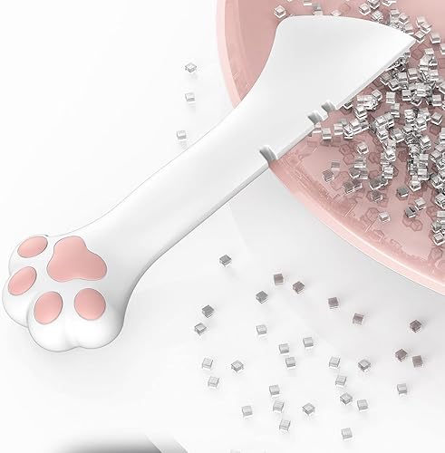 Miniatura 8 de Zerodis Necesidades diarias para gatos, cuchara enlatada para mascotas para alimentos para mascotas, suministros para latas de gato, abridor de