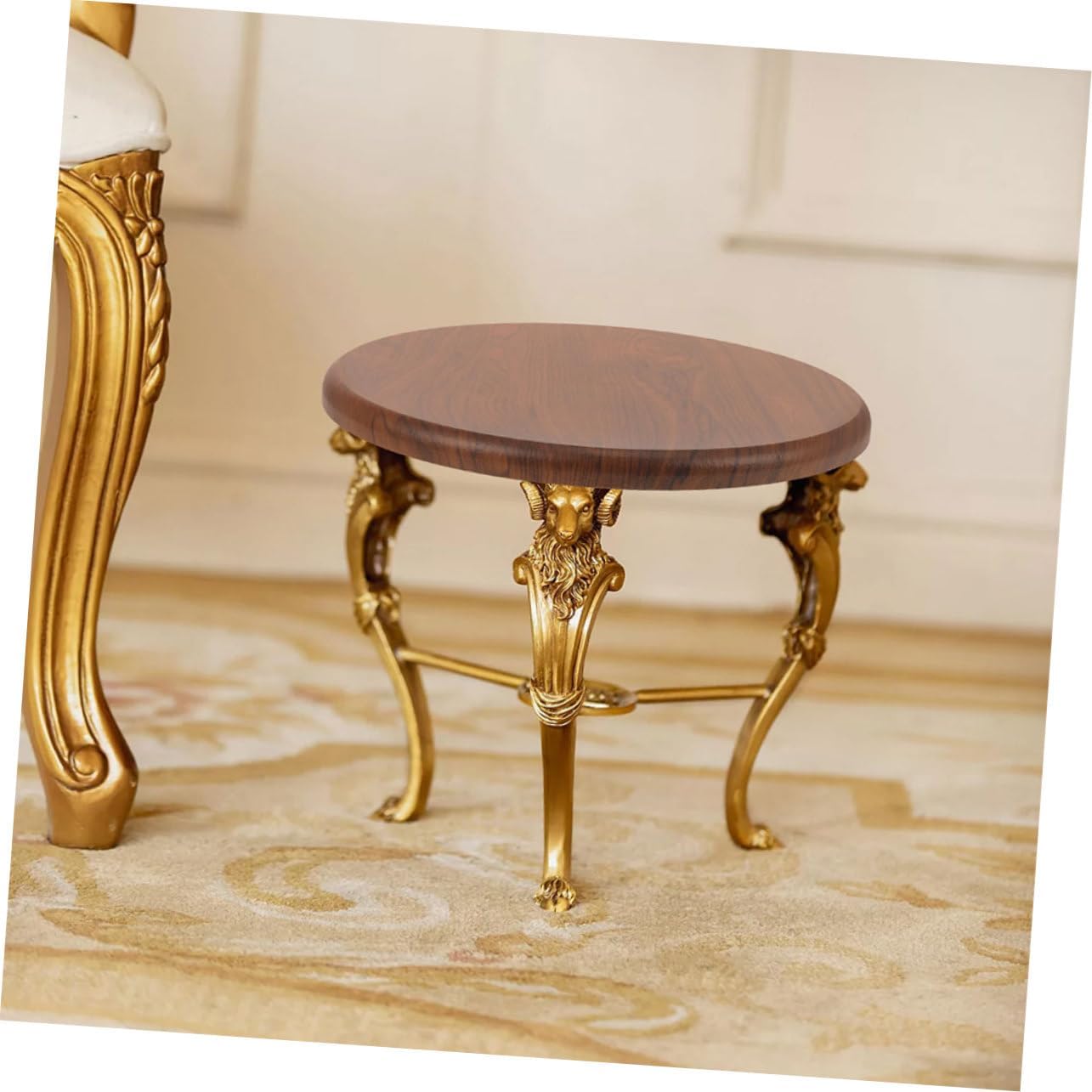 2pcs Thickened Round Chair Seat Cover Solid Wood Stool Stool Replacement Seat for Home Office