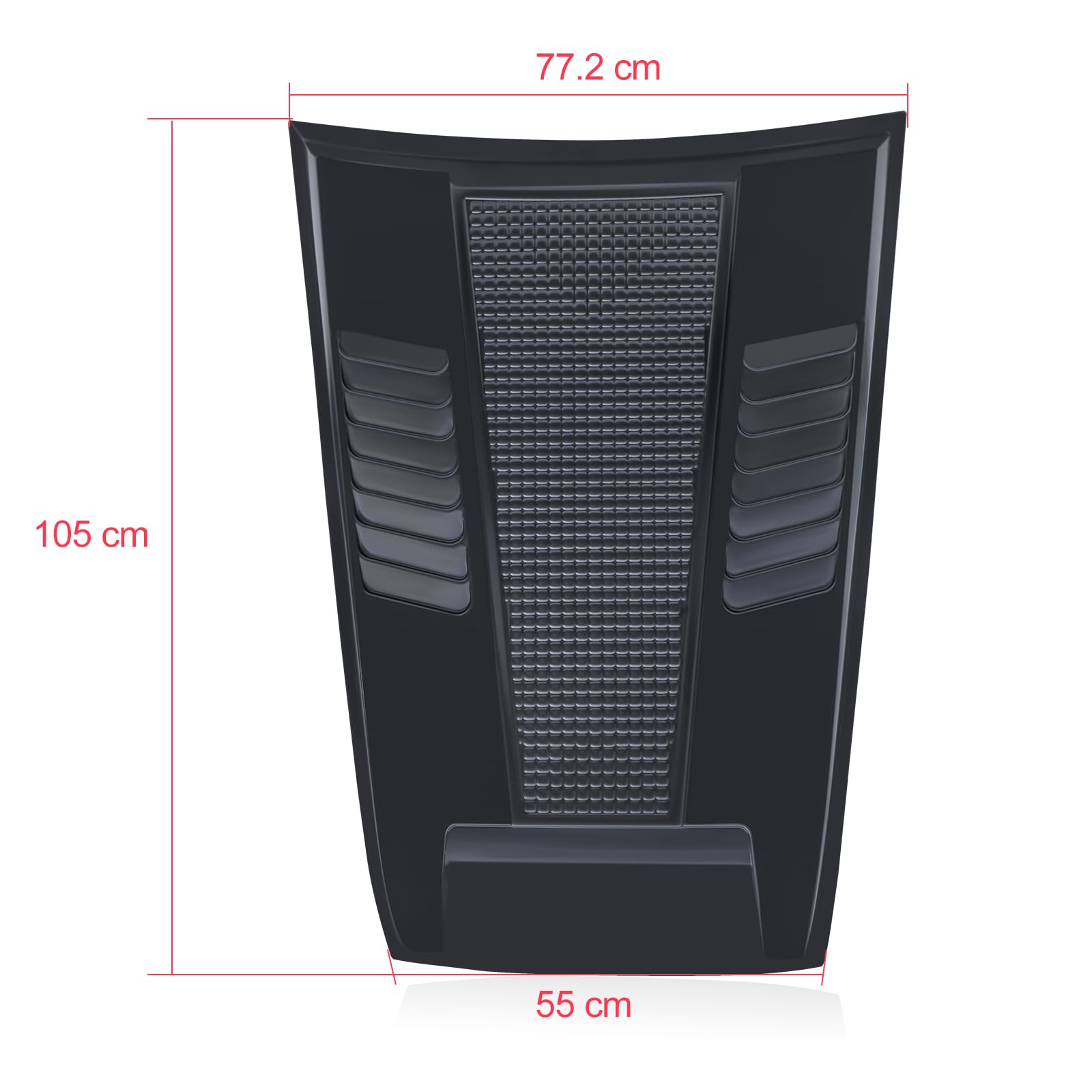 Pala para capó Mitsubishi L200 Triton 2019-2024, ABS capó accesorio todoterreno negro mate
