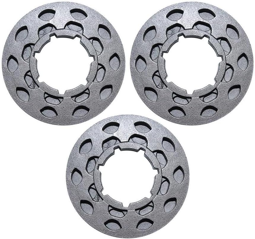 3/8" Pitch 10 Tooth Chain Saw Rim Sprocket Kit 3Pcs Fit for Chainsaw Others STD 22mm 7 Spline