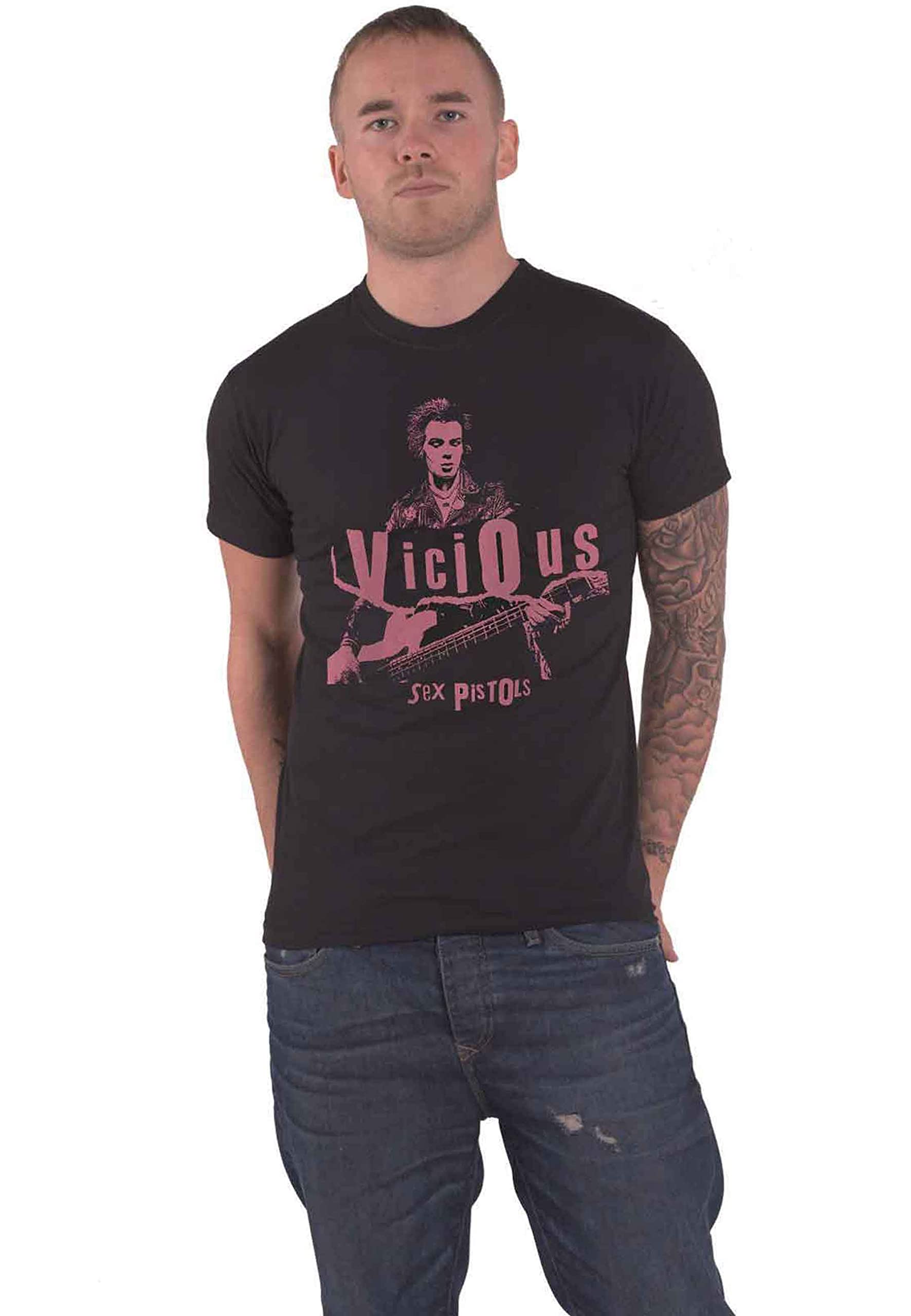 The Sex Pistols T Shirt Sid Vicious Photo Official Mens Black M