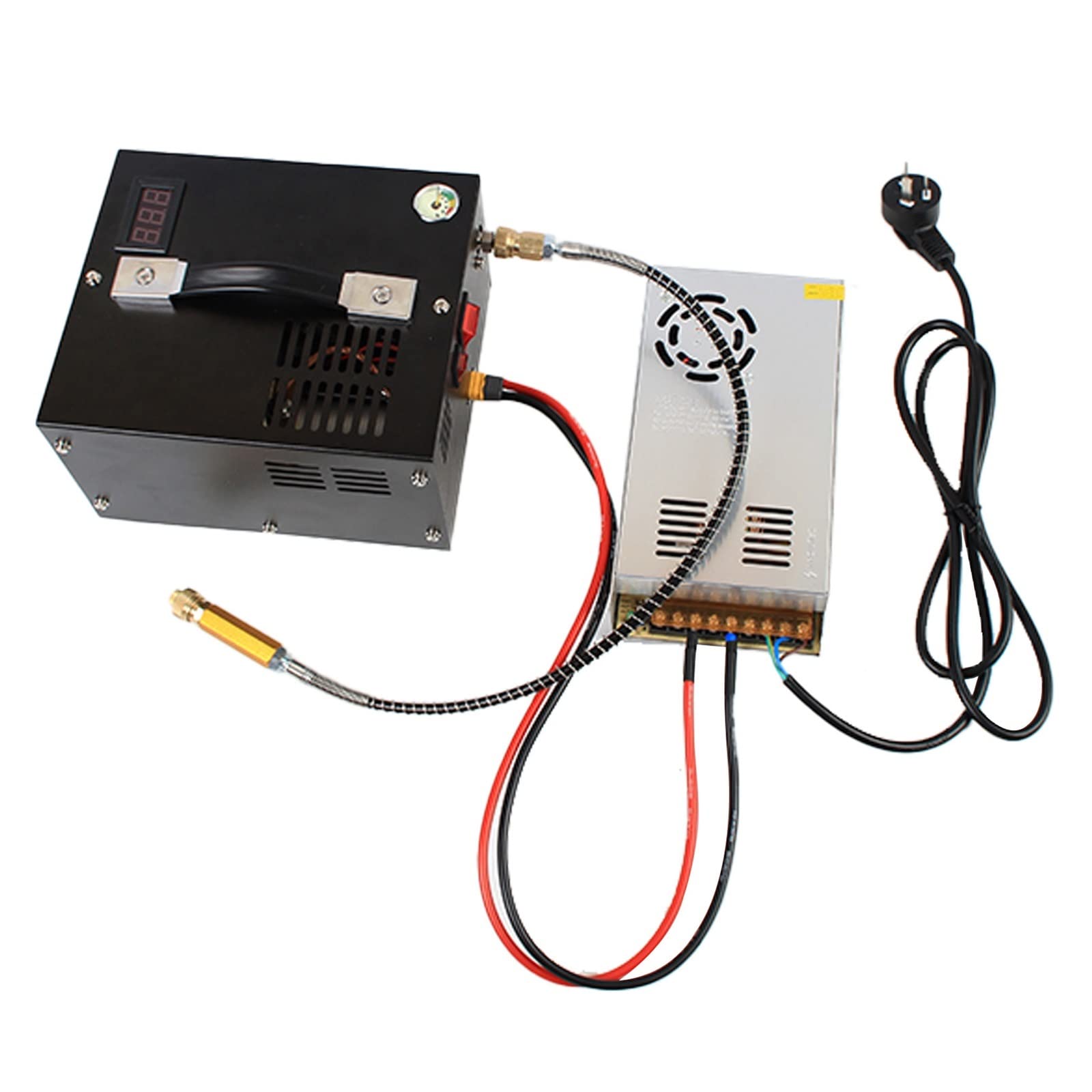 LNHHG Air Compressor Pump Air Rifle Car Pump 12 V Compressor 300bar Submersible Pump(2)