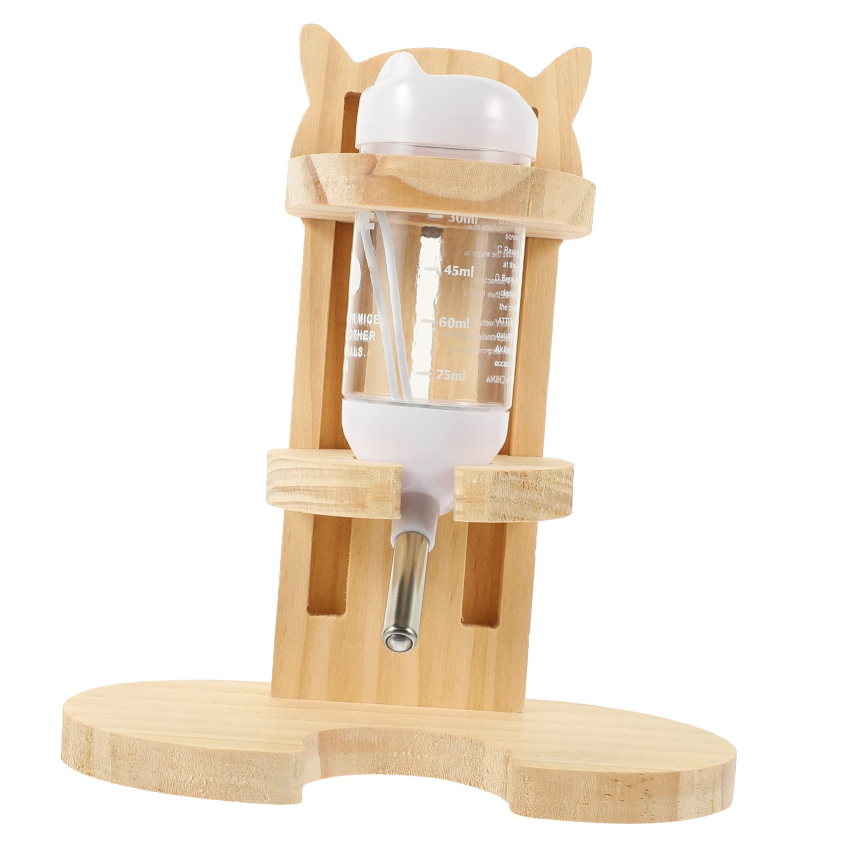 ERINGOGO 1Set Hamster Water Bottle with Stand Pet Feeder for Small Animals Water Dispenser for Hamsters Chinchillas Other Pets Easy to Observe Water Level Convenient