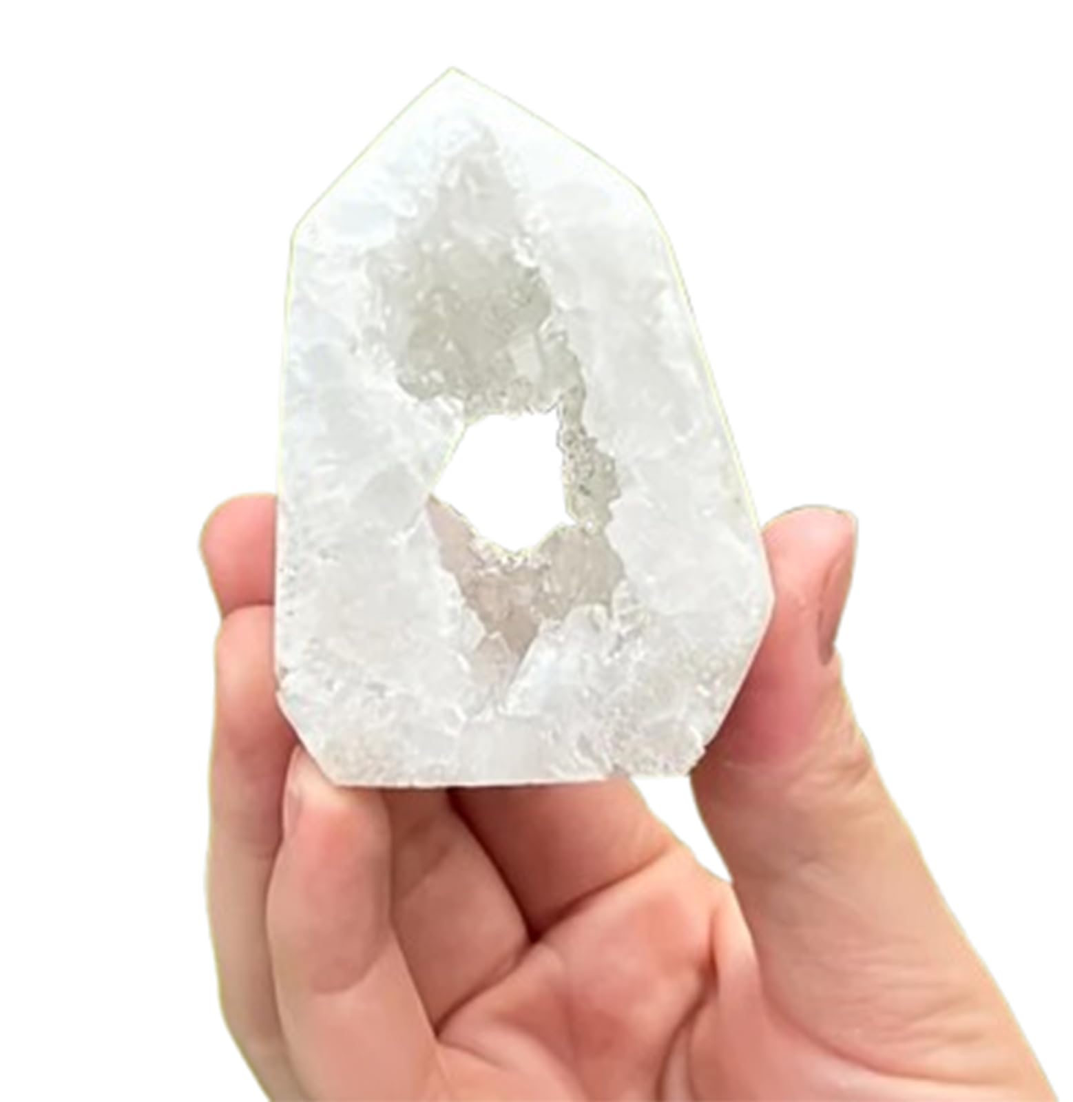 HUJWLBWF Rock Agate Geode Ornaments,Small Crystal Cluster Gemstone for, Witchcraft, Home Room Decor,200~300g