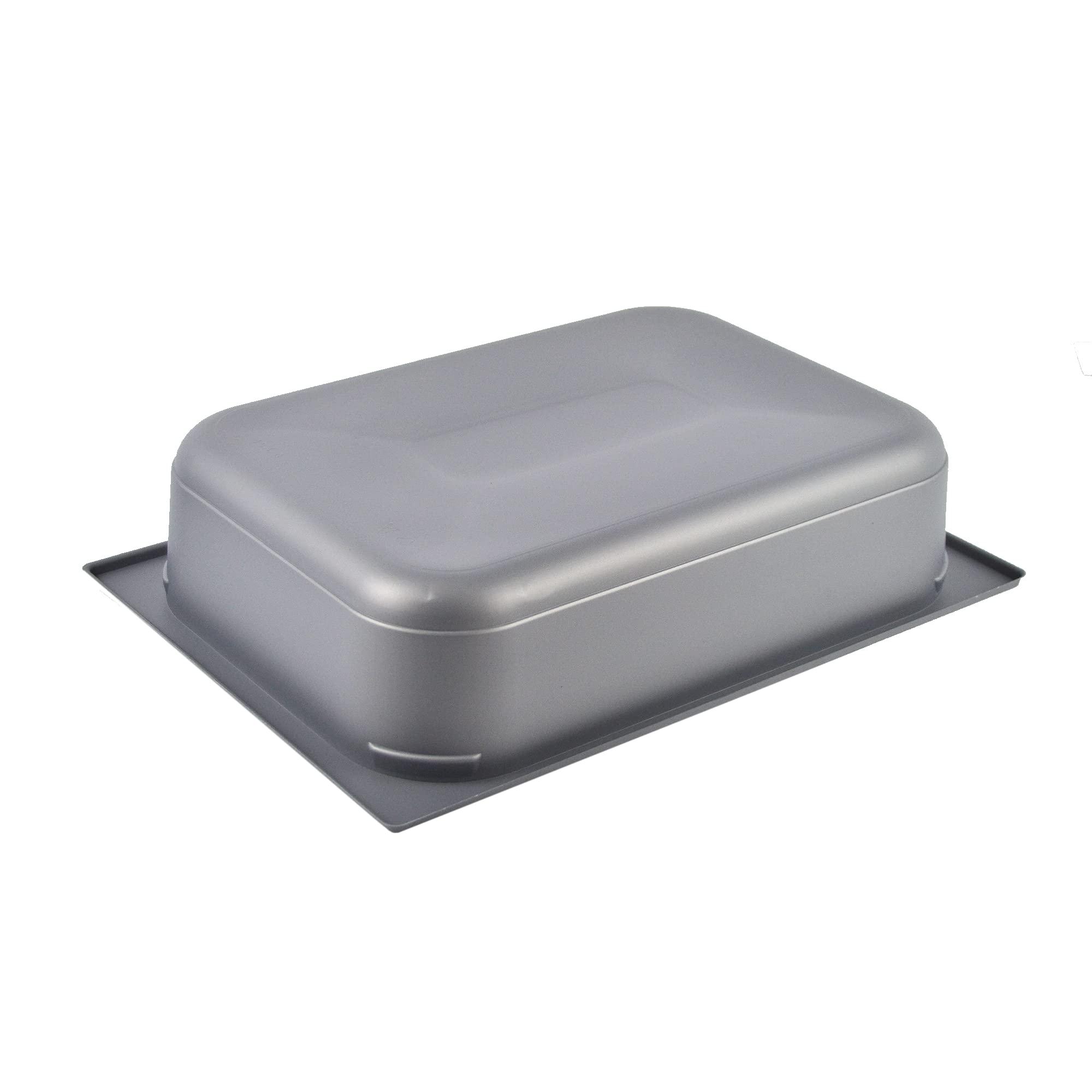 due esse s.n.c. di sabatini aldo & c. PZ 10 VASCHETTA CON COPERCHIO LT 6,5 LT PER GELATO GRIGIA VASCHETTA PER ASPORTO GELATI