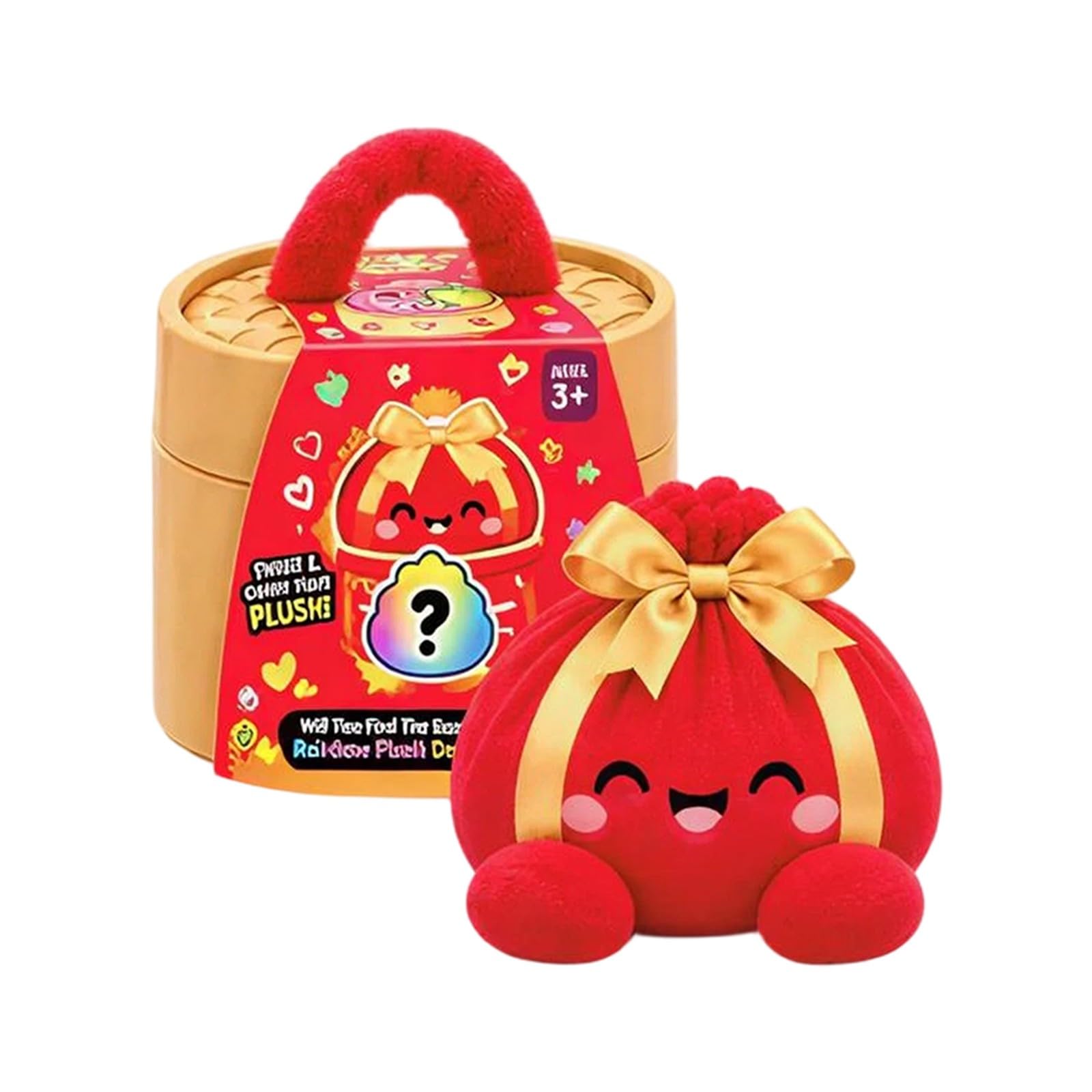 Giant Dumpling Squishy 2026 Squishy Dumpling Cute Plush Giant Squishys Mystery Dumplings Christmas Halloween Dumplings Squishies Toys Large Rainbow Adult Fidget Buns Blind Box Toys