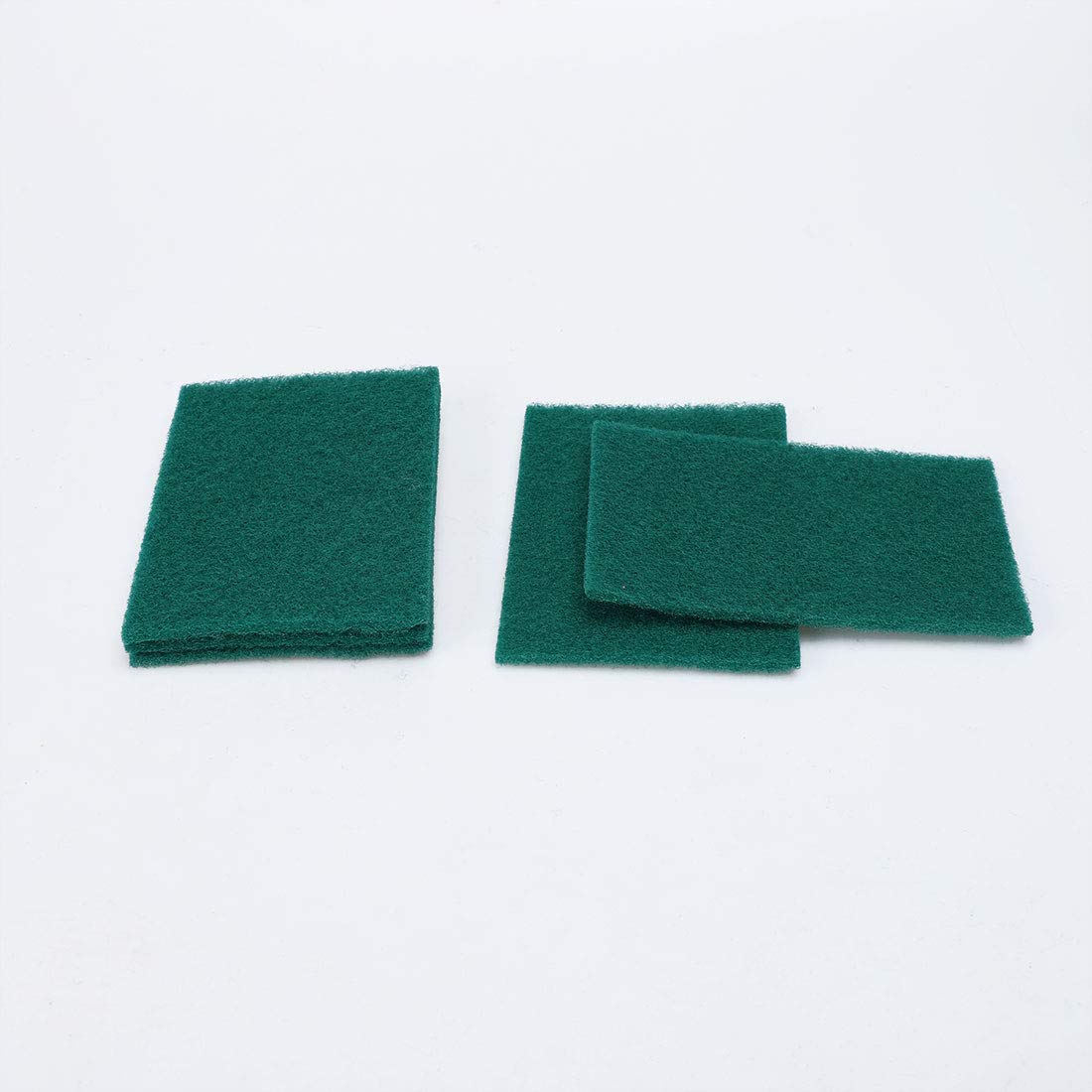 sourcing map 50uds Estropajo Estropajo Anti-Arañazos Estropajo Esponja Estropajo Almohadillas 6"X4" para Estropajo Cocina, Lavavajillas, Verde 1