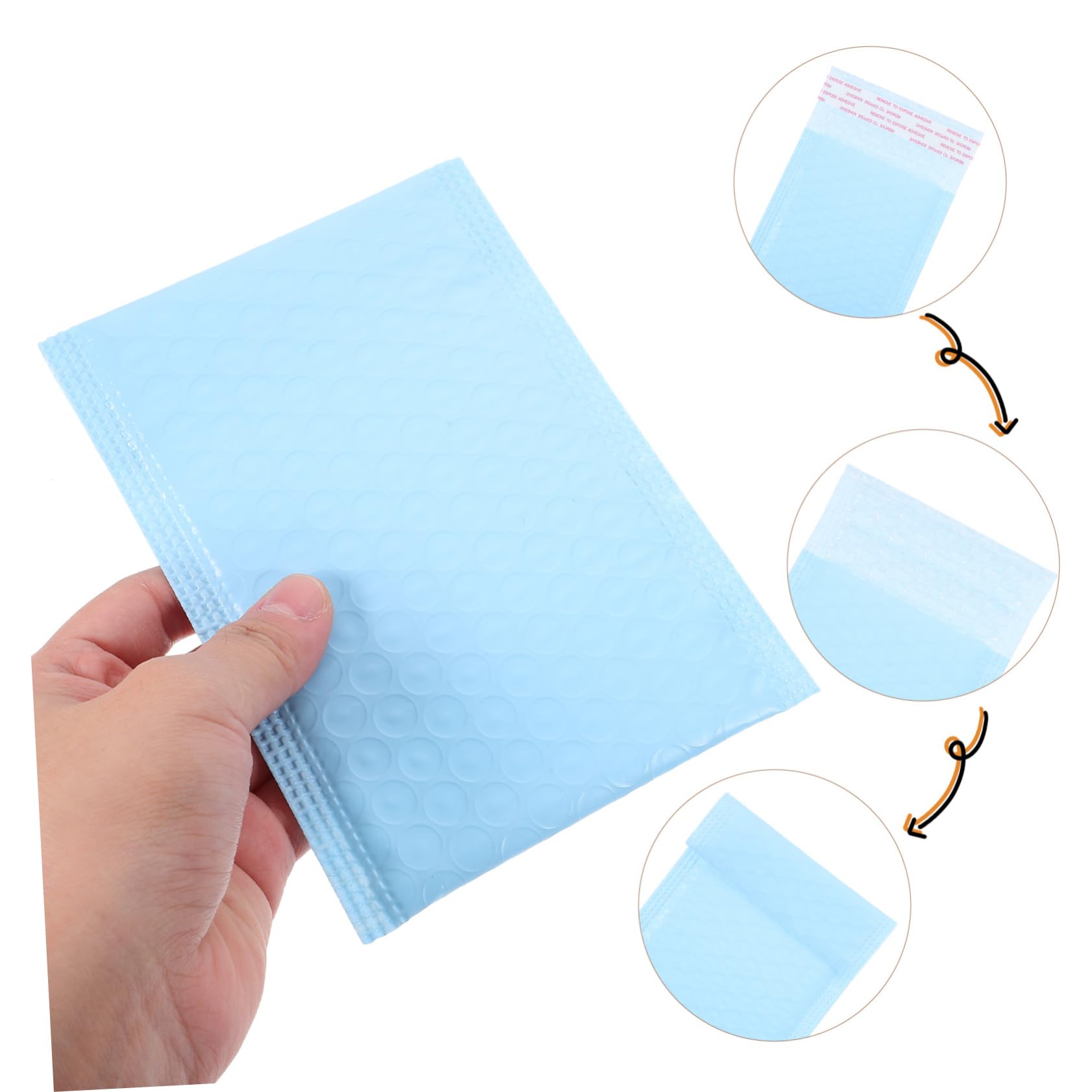 Buste per Spedizioni Imbottite 100 Pezzi in Pe, Sacchetti | Adesivo Forte, Design Unico, per Articoli Pesanti e Coperte, Fornitura per Invii e Confezioni